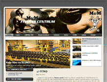 Tablet Screenshot of mm-fitness.cz